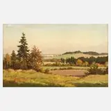 Siegfried Haufe, Vogtlandsommer, Öl auf Karton