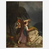 Müller Moritz, Das herannahende Unwetter, Öl auf Leinwand