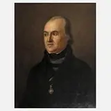 Franz Joseph Zoll, Herrenbildnis, 1805, Öl auf Leinwand