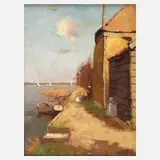 Henk Leurs, Sommertag, Öl auf Leinwand