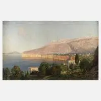 Georg Michael Meinzolt, Auf Sorrent, Öl auf Leinwand