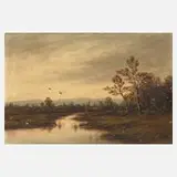 August Von Rüdt, Herbst im Vorgebirge, Öl auf Leinwand und Keilrahmen