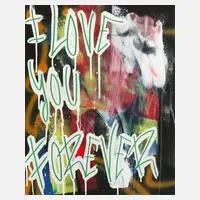Karl Lagasse, "I love you forever", Acryl
