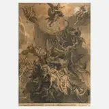Alexis I Loir, "Der Engelssturz", Kupferstich