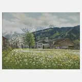 Jakob Hellmann, Frühling in den Alpen