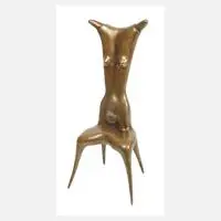 Falko Hamm, Anthropomorpher Stuhl, Bronze