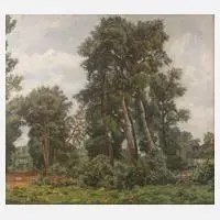 Wilhelm Legler, Große Baumlandschaft, 1937, Öl auf Leinwand