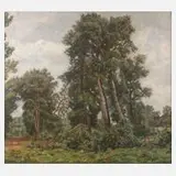 Wilhelm Legler, Große Baumlandschaft, 1937, Öl auf Leinwand
