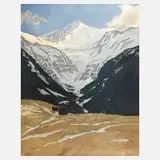 Maximilian Schels, Am Kleinvenediger, Öl auf Leinwand