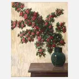 Blumenstillleben by Johanna Marie Weinland, Öl auf Leinwand, offered Mar 2026