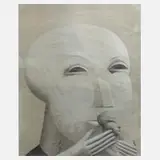 Horst Antes, "Mutter und Kind", Farblithographie auf Velin