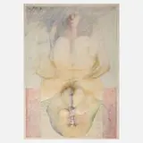 Wolfgang Schlick, "yoga olé“, Zeichnung mit surrealen Einflüssen