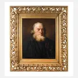 Bertha Froriep, Herrenportrait, Öl auf Leinwand