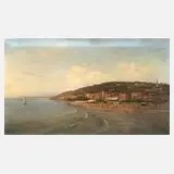 Claude Sébastien Hugard, Trouville-sur-Mer, Öl auf Leinwand