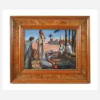 Orientalische Szene by Raphael Drouart, Öl auf Karton, offered Aug 2026