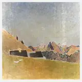 Hans Rich. Heinmann, Die Wächter des Rosengartens, Öl auf Leinwand