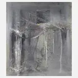 Clemens Kaletzsch, "Übersetzung", 1989, Öl auf Leinwand