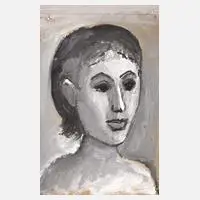 A. R. Penck, Frauenportrait nach rechts