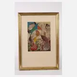 Wilhelm Imkamp, abstrakte Komposition Paris 1929, Öl auf Karton