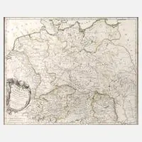 Robert de Vaugondy, Kupferstichkarte Deutschland, 1775, Kupferstich