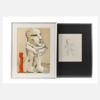 Paar Graphiken by Horst Antes, Radierung, offered Aug 2026