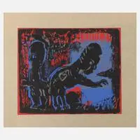 Sabine Herrmann, Rainer Schedlinski, Texte, Farbserigraphien