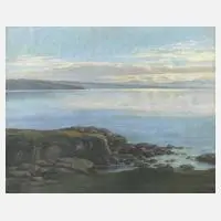 Herbert Rolf Schlegel, "Am Staffelsee 1927", Pastell auf Papier