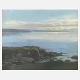 Herbert Rolf Schlegel, "Am Staffelsee 1927", Pastell auf Papier