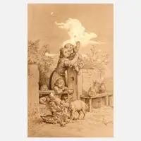 Ludwig Richter, Sommeridylle, Mischtechnik
