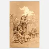 Ludwig Richter, Sommeridylle, Mischtechnik