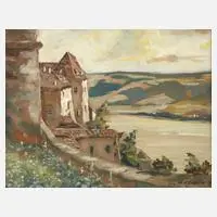 Robert Paul Geissler, "Passau an der Donau ...", Mischtechnik