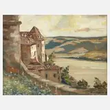 Robert Paul Geissler, "Passau an der Donau ...", Mischtechnik