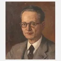 Edmund Körner, Herrenportrait, 1944, Öl auf Leinwand