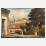 Paul Wilhelm, Barockschloss Diesbar-Seußlitz, Mischtechnik