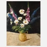 Karl Bärenfänger, Sommerblumen, Öl auf Leinwand