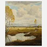 Josef Rolf Knobloch, Vorgebirgslandschaft, Öl auf Leinwand