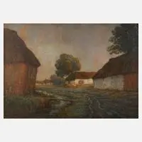 Richard Fehdmer, Stiller Abend, Öl auf Sperrholz