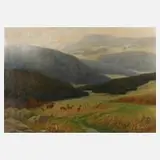 Alfred Weczerzick, "Im Harz", 1935, Öl auf Leinwand und Keilrahmen