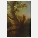 Ludwig Wilhelm Busch attr., An einem Baum