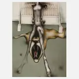 Prof. Paul Wunderlich, "La belle et la bete", Farblithographie auf Velin