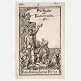 Wilhelm Claudius, Illustrationszeichnung, aquarellierte