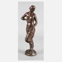Kurt Kluge, stehender weiblicher Akt, 1923, Bronze