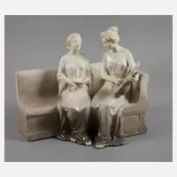 Rudolf Podany, Zwei musizierende Frauen, Pastelltönen