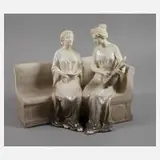 Rudolf Podany, Zwei musizierende Frauen, Pastelltönen