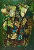 Carl Walter Liner, Ohne Titel, 1970, Öl auf Hartfaser