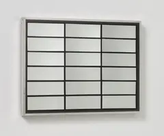 Adolf Luther, 18 Hohlspiegel, 1974, Objektkasten mit Spiegeln