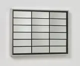 18 Hohlspiegel by Adolf Luther, 1974, Objektkasten mit Spiegeln, sold Sep 2025