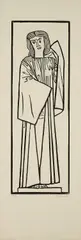 Kölner Engel by Gerhard Marcks, 1946/51, Holzschnitt auf Bütten, sold Jun 2025