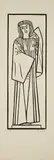 Gerhard Marcks, Kölner Engel, 1946/51, Holzschnitt auf Bütten