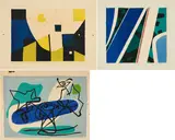 Georg Meistermann, Ohne Titel, Jeweils: Farblithografie auf Papier